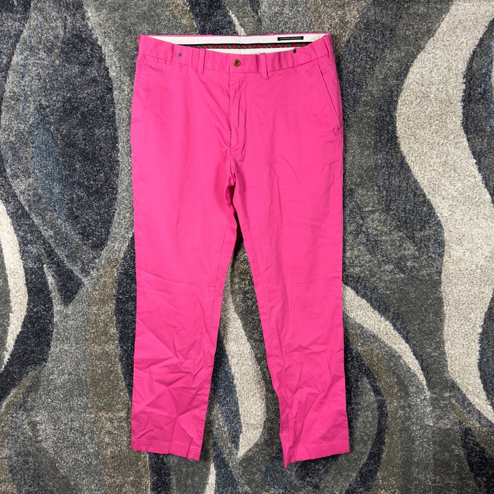 Polo Golf Ralph Lauren Chino Pants Mens 34x34 Pink Preppy Golf Pants Dress Pants